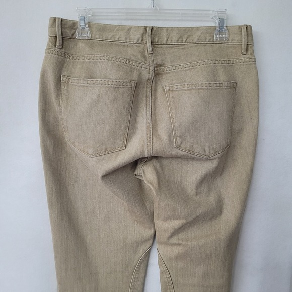 Lauren Jeans Co Ralph Lauren Tan Riding Style Pants Women 4 Cotton Blend Jodhpur - Picture 5 of 13